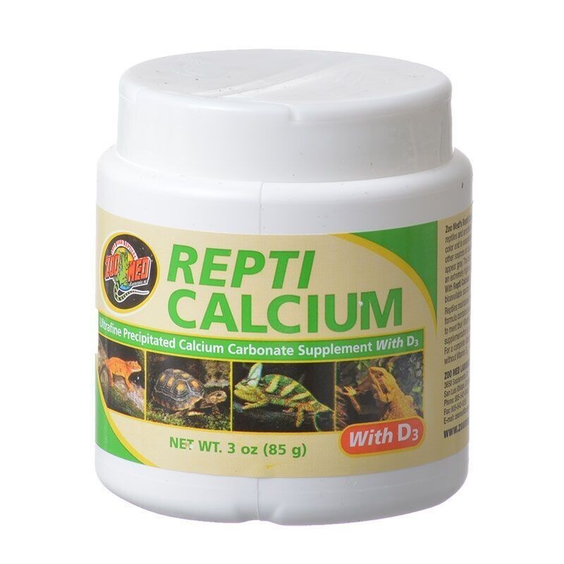 Zoo Med Reptile Calcium with Vitamin D3 [3 Ounce]