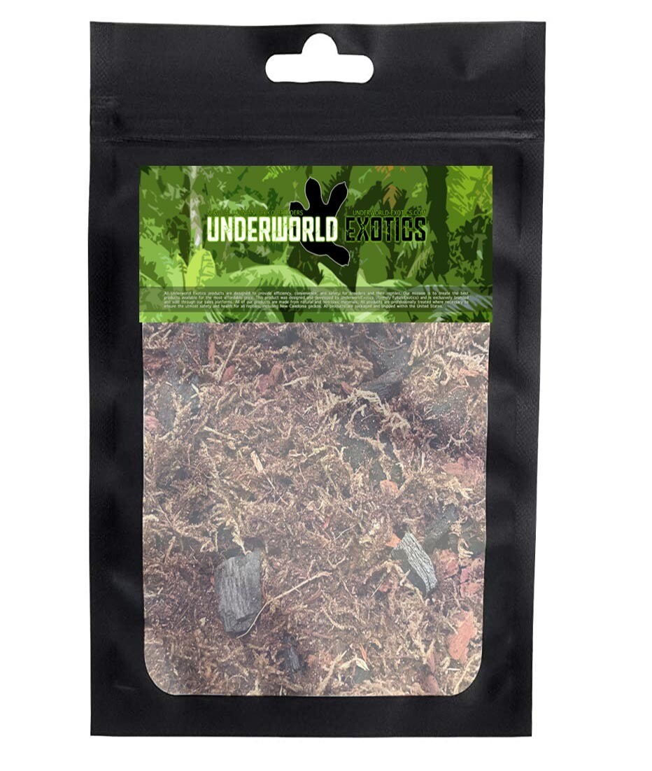 Underworld Exotics Substrate Mix for Reptiles, Amphibians, Insects [8oz]