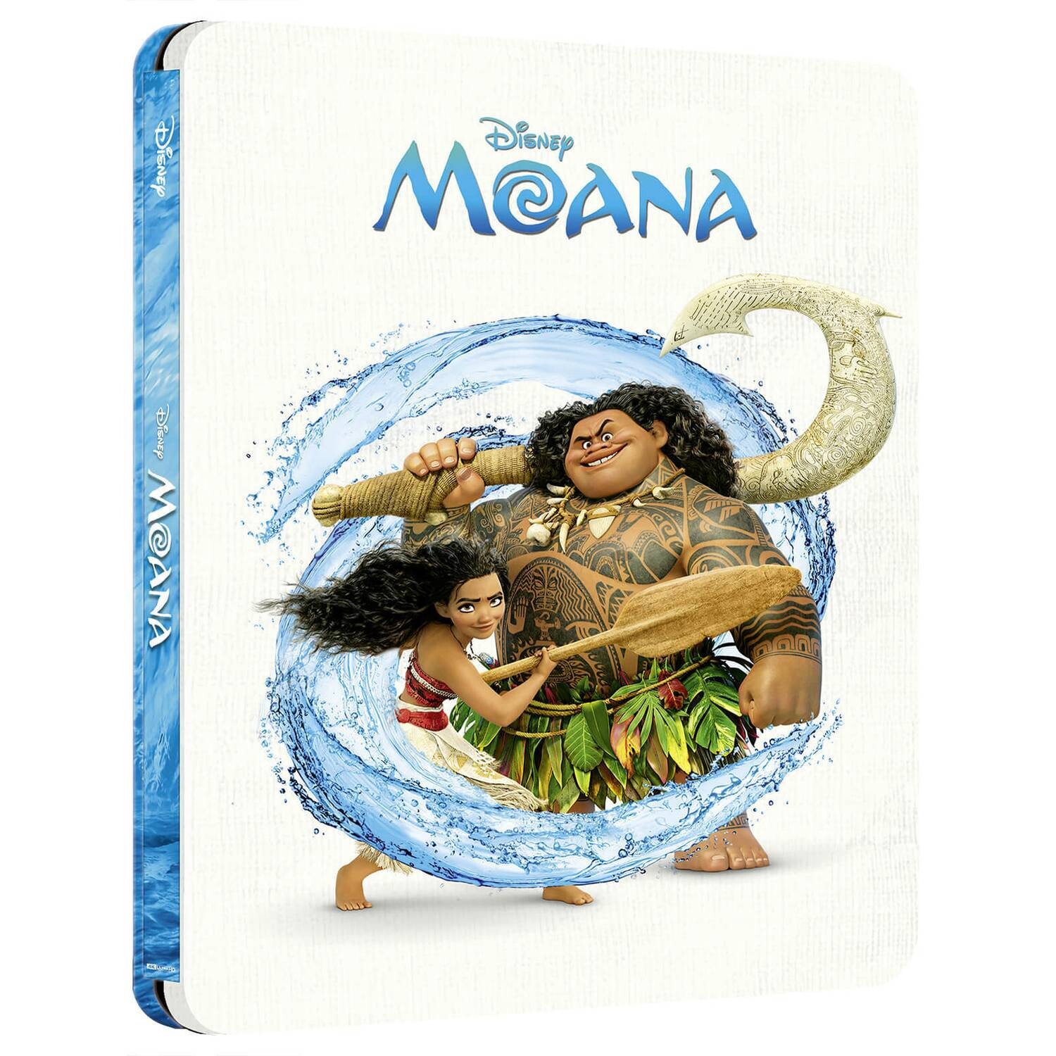 Disney's Moana (2016) 4K Ultra HD + Blu-ray Steelbook [Region Free]