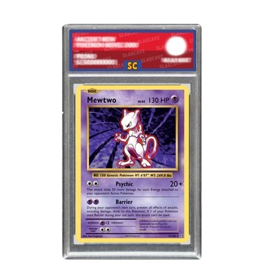 Graded Pokemon Card: SC 4 - Mewtwo 51/108 [XY Evolutions] [Rare] [Non-Holo Theme Deck Exclusive]