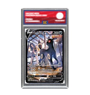 Graded Pokemon Card: SC 8 - Umbreon V TG22/TG30 [SWSH Brilliant Stars] [Trainer Gallery]