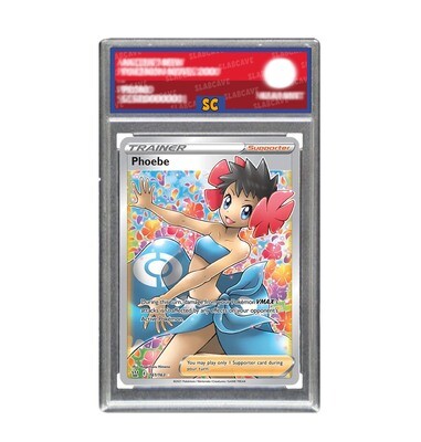 Graded Pokemon Card: SC 9 - Phoebe 161/163 [SWSH Battle Styles] [Ultra Rare]