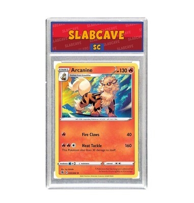 Graded Pokemon Card: SC9 - Arcanine 033/254 [SWSH Fusion Strike] [Rare Reverse Holo]