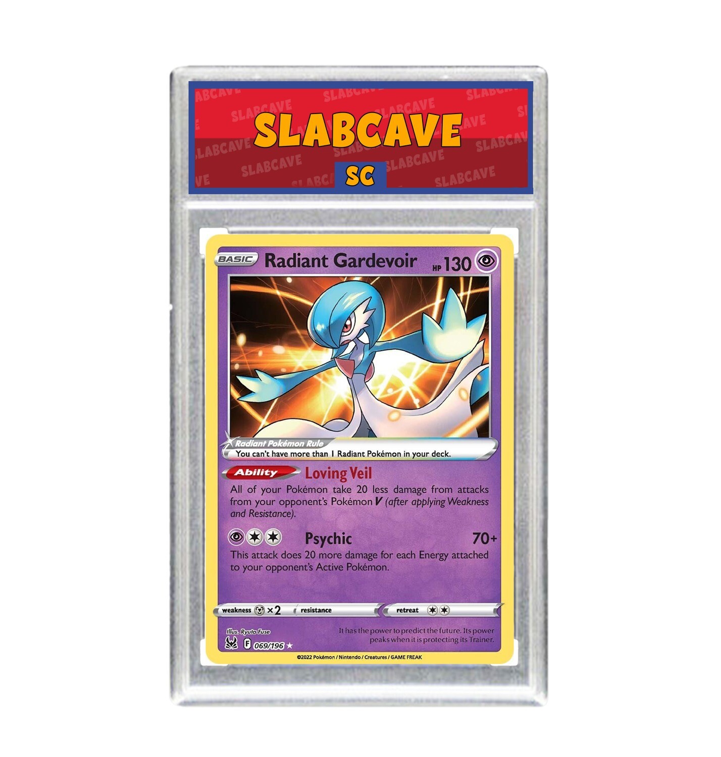 Graded Pokemon Card: SC9 - Radiant Gardevoir 069/196 [SWSH Lost Origin] [Ultra Rare]