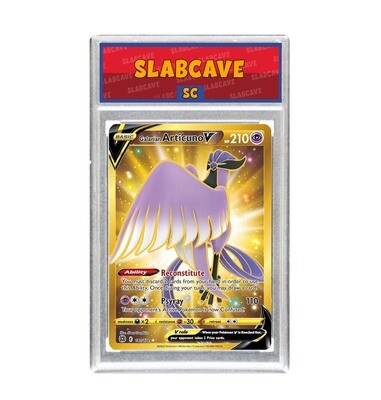 Graded Pokemon Card: SC 7 - Galarian Articuno V 181/172 [SWSH Brilliant Stars] [Secret Rare Gold]