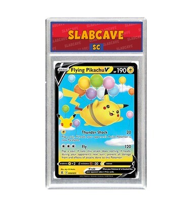 Graded Pokemon Card: SC7 - Flying Pikachu V 006/025 [SWSH Celebrations] [Ultra Rare]
