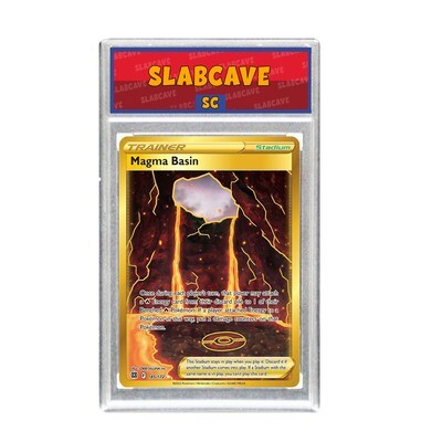 Graded Pokemon Card: SC7 - Magma Basin 185/172 [SWSH Brilliant Stars] [Secret Rare Gold]