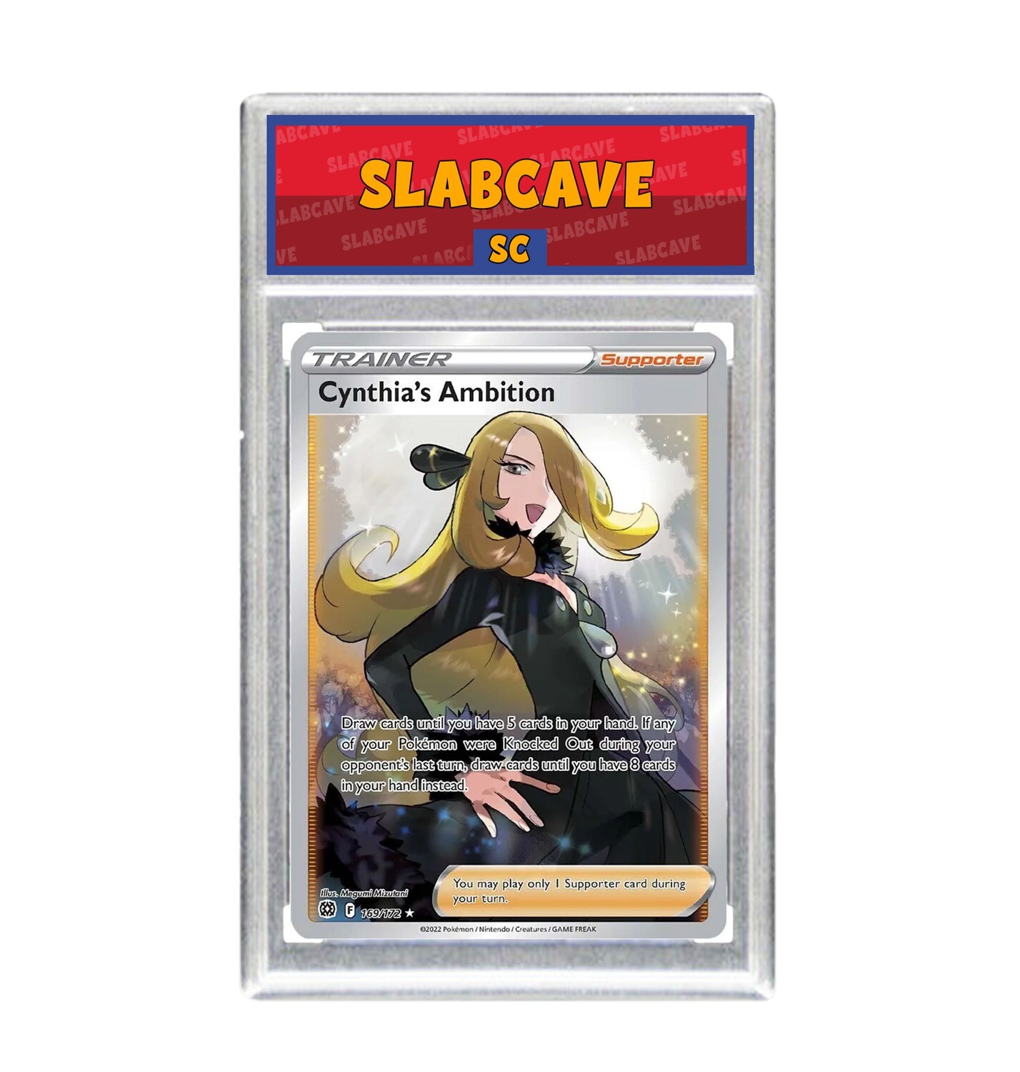 Graded Pokemon Card: SC 9 - Cynthia's Ambition 169/172 [SWSH Brilliant Stars] [Ultra Rare]