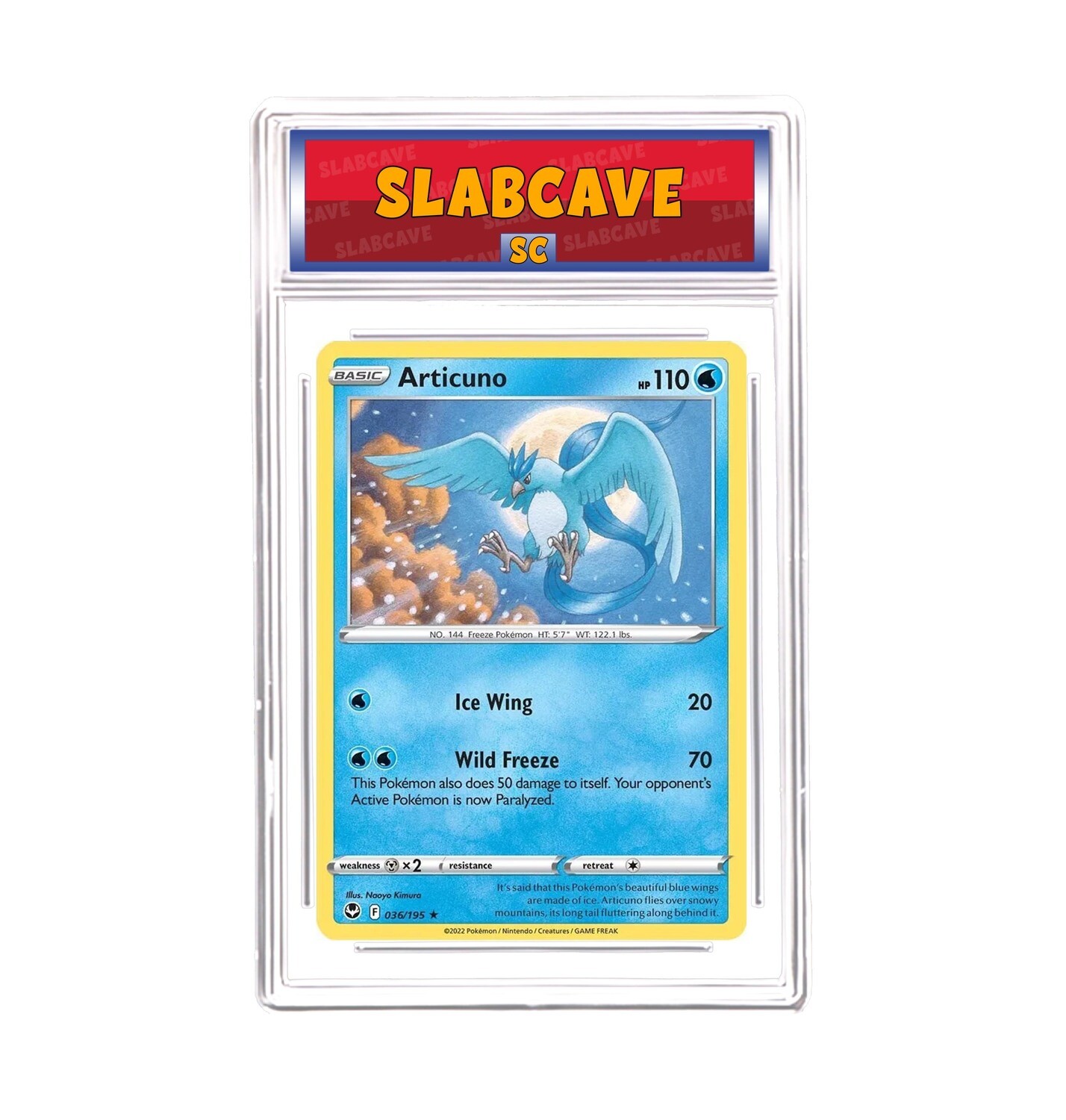 Graded Pokemon Card: SC 9 - Articuno 036/195 [SWSH Silver Tempest] [Rare Holo]