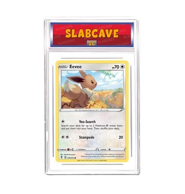 Graded Pokemon Card: SC 9 - Eevee [SWSH Evolving Skies] [Common Reverse Holo]