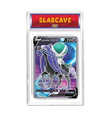 Graded Pokemon Card: SC 9 - Shadow Rider Calyrex V 171/198 [SWSH Chilling Reign] [Ultra Rare]