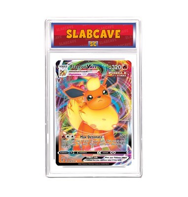 Graded Pokemon Card: SC 9 - Flareon VMAX 018/203 [SWSH Evolving Skies] [Ultra Rare]