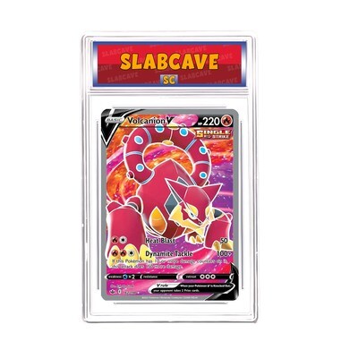 Graded Pokemon Card: SC 10 - Volcanion V 162/198 [SWSH Chilling Reign] [Ultra Rare]