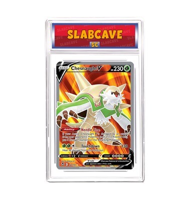 Graded Pokemon Card: SC 9 - Chesnaught V 171/195 [SWSH Silver Tempest] [Ultra Rare]