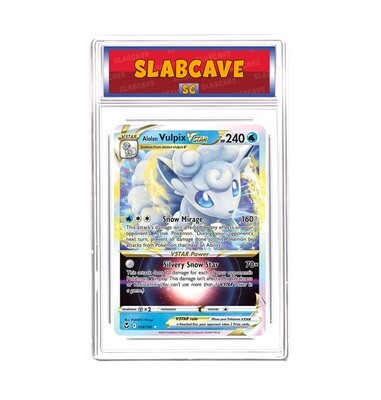 Graded Pokemon Card: SC 10 - Alolan Vulpix VSTAR 034/195 [SWSH Silver Tempest] [Ultra Rare]