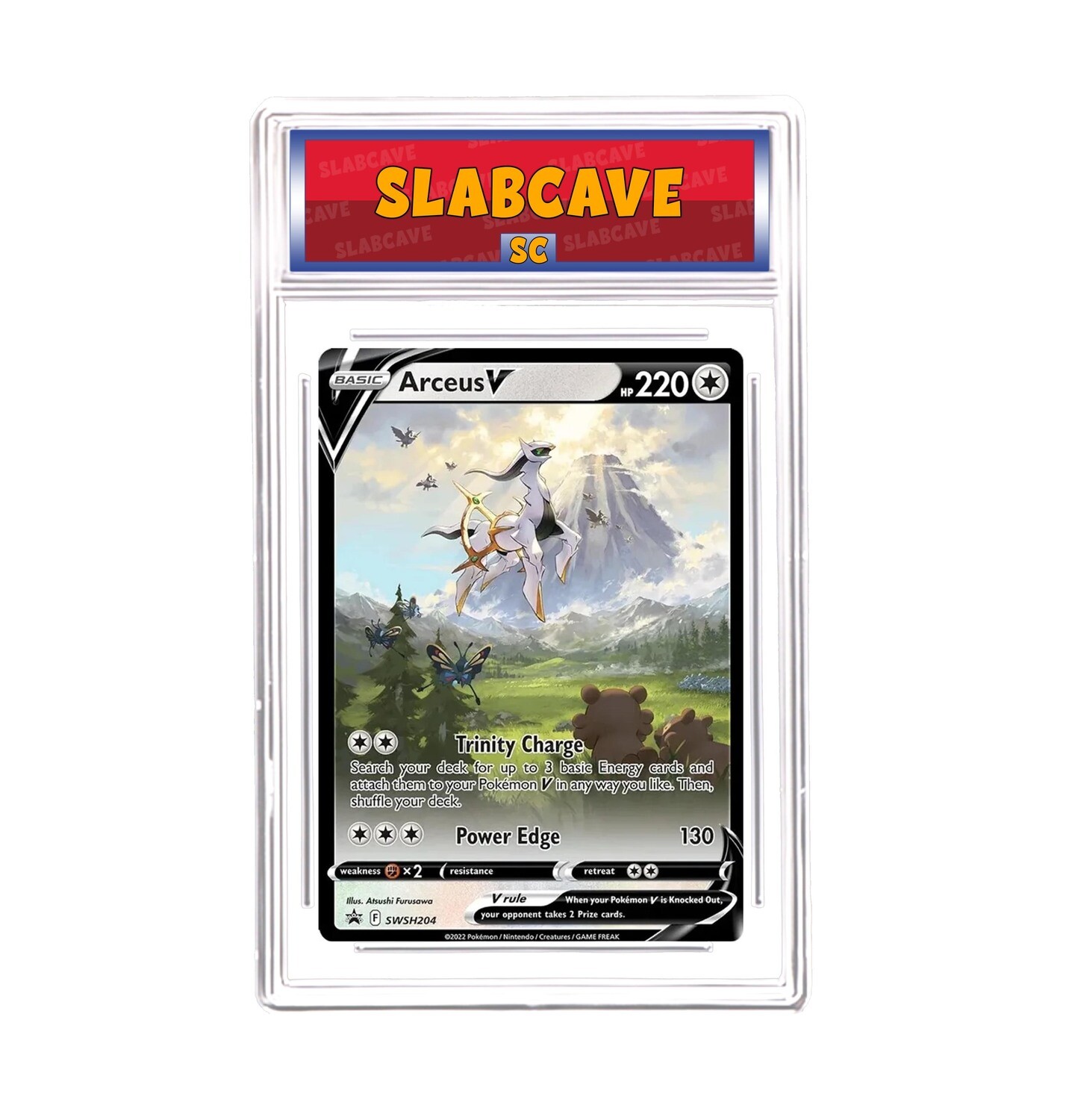 Graded Pokemon Card: SC 10 - Arceus V SWSH204 [SWSH Promo]