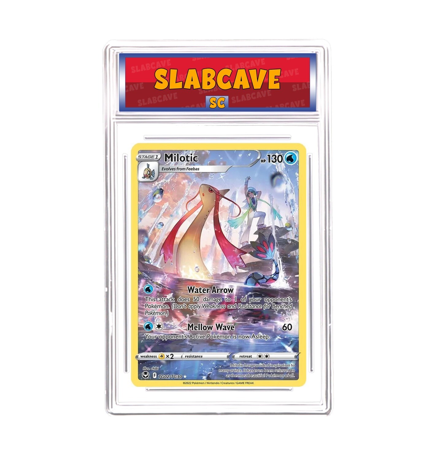 Graded Pokemon Card: SC 9 - Milotic TG02/TG30 [SWSH Silver Tempest] [Trainer Gallery]