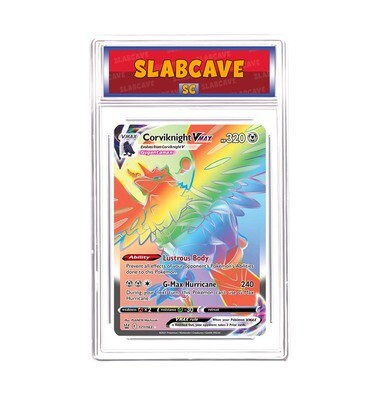 Graded Pokemon Card: SC 10 - Corviknight VMAX 171/163 [SWSH Battle Styles] [Secret Rare Rainbow]