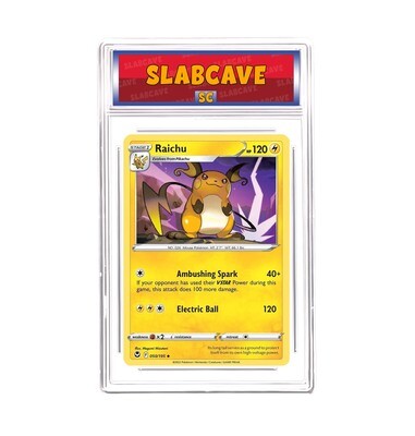 Graded Pokemon Card: SC 10 - Raichu 050/195 [SWSH Silver Tempest] Uncommon]