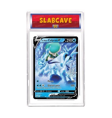 Graded Pokemon Card: SC 10 - Ice Rider Calyrex V 045/198 [SWSH Chilling Reign] [Ultra Rare] [Holiday Calendar]