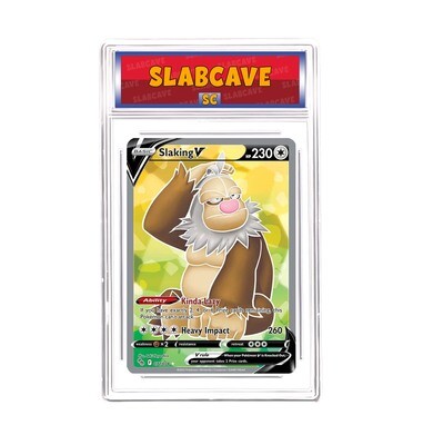 Graded Pokemon Card: SC 9 - Slaking V 077/078 [SWSH Pokemon GO] [Ultra Rare]