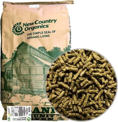 New Country Organics Soy-Free Rabbit Feed Pellets, 25 lbs
