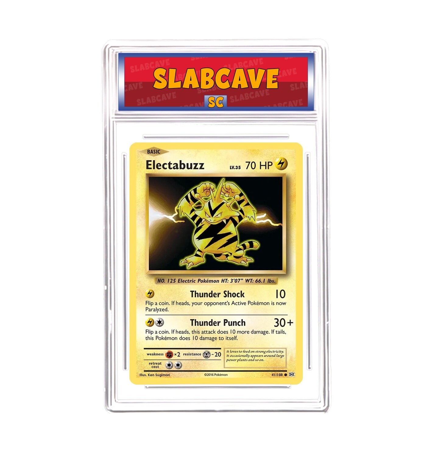 Graded Pokemon Card: SC 10 - Electabuzz 41/108 [XY Evolutions] [Common]