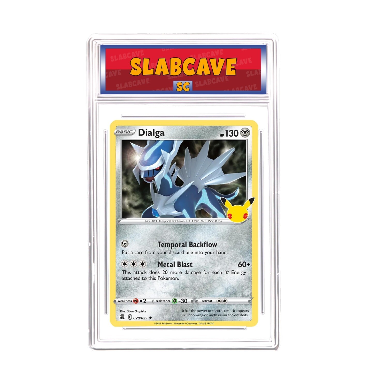 Graded Pokemon Card: SC 10 - Dialga 020/025 [SWSH Celebrations] [Rare Holo]