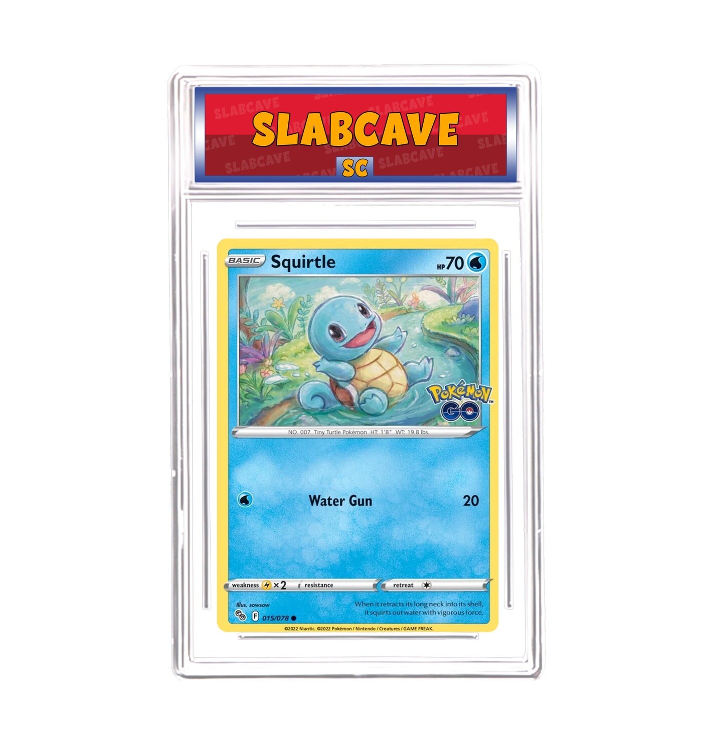 Graded Pokemon Card: SC9 - Squirtle 015/078 [SWSH Pokemon GO] [Common]