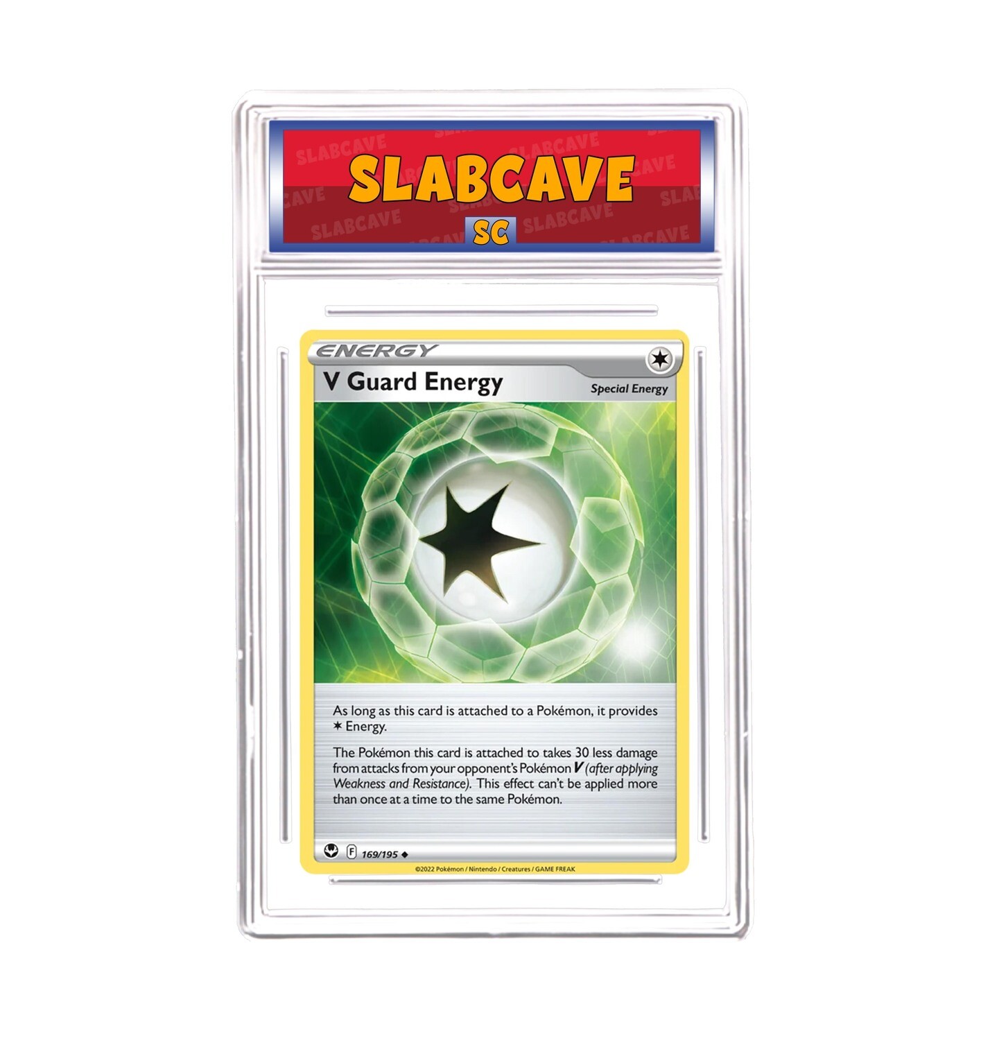 Graded Pokemon Card: SC10 - V Guard Energy 169/195 [SWSH Silver Tempest] [Uncommon]