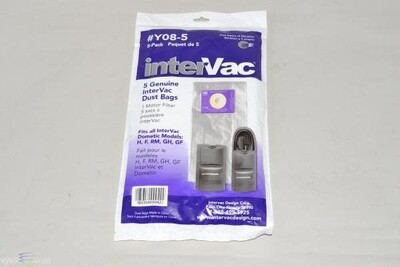 Intervac Garage Vac Bags 5pk + 1 Filter 32-2415-07