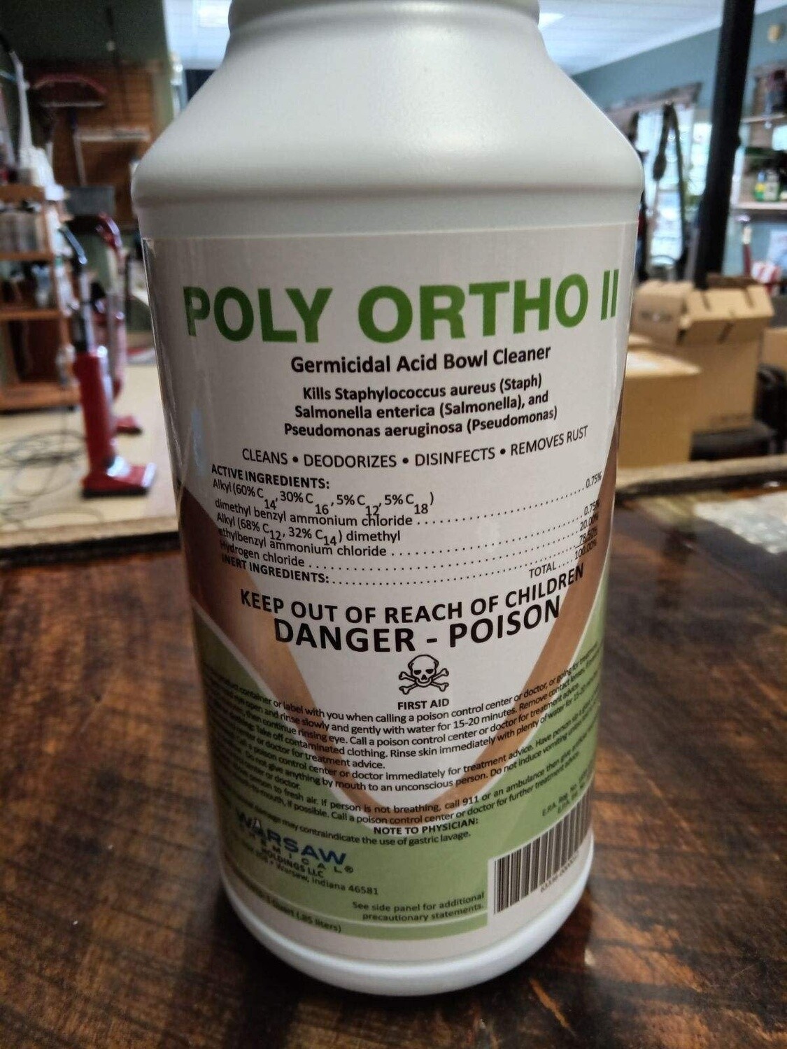 Poly Ortho Qt High Acid Bowl Cleaner