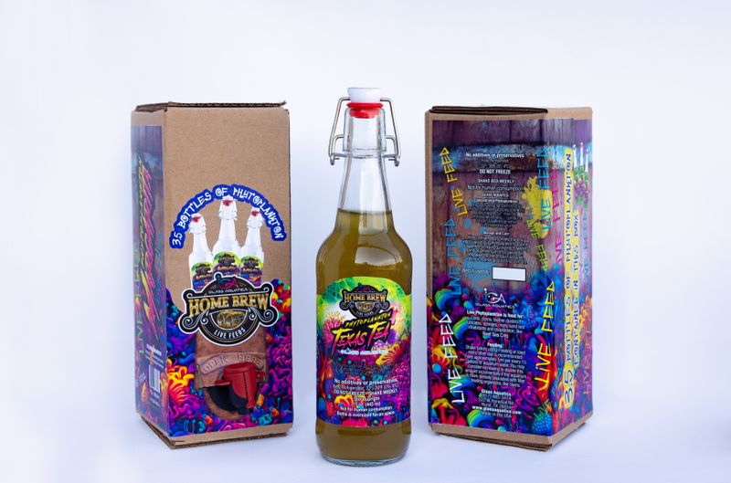 Texas Tea Plankton Cocktail - Wine Box - (1.5L) Home Brew Live Feeds