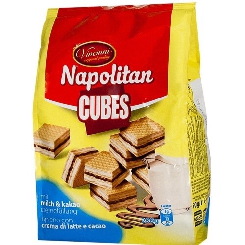 Vincinniâ€˜s Napolitan Cubes Milk &amp; Coco ( North Macedonia )