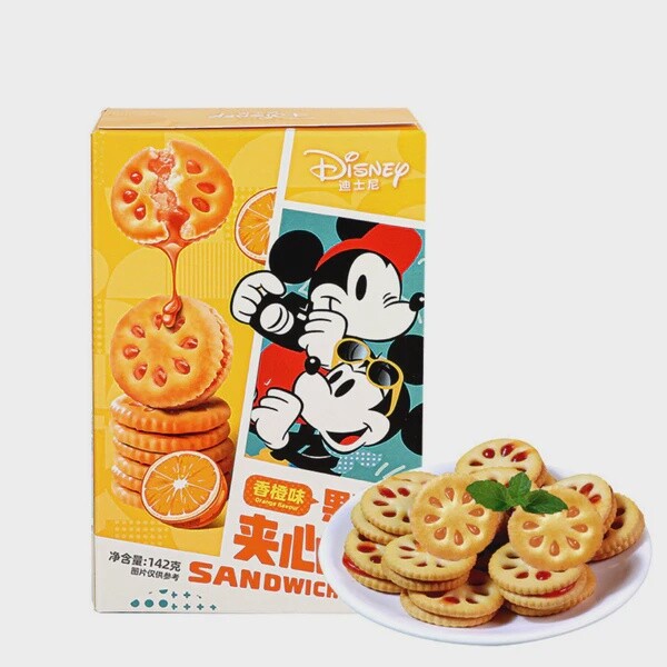 Disney Jam Sandwich Cookie Orange (China)