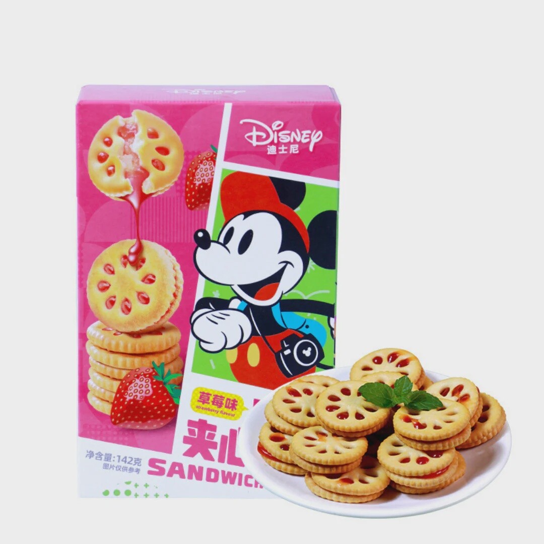 Disney Jam Sandwich Cookie Strawberry