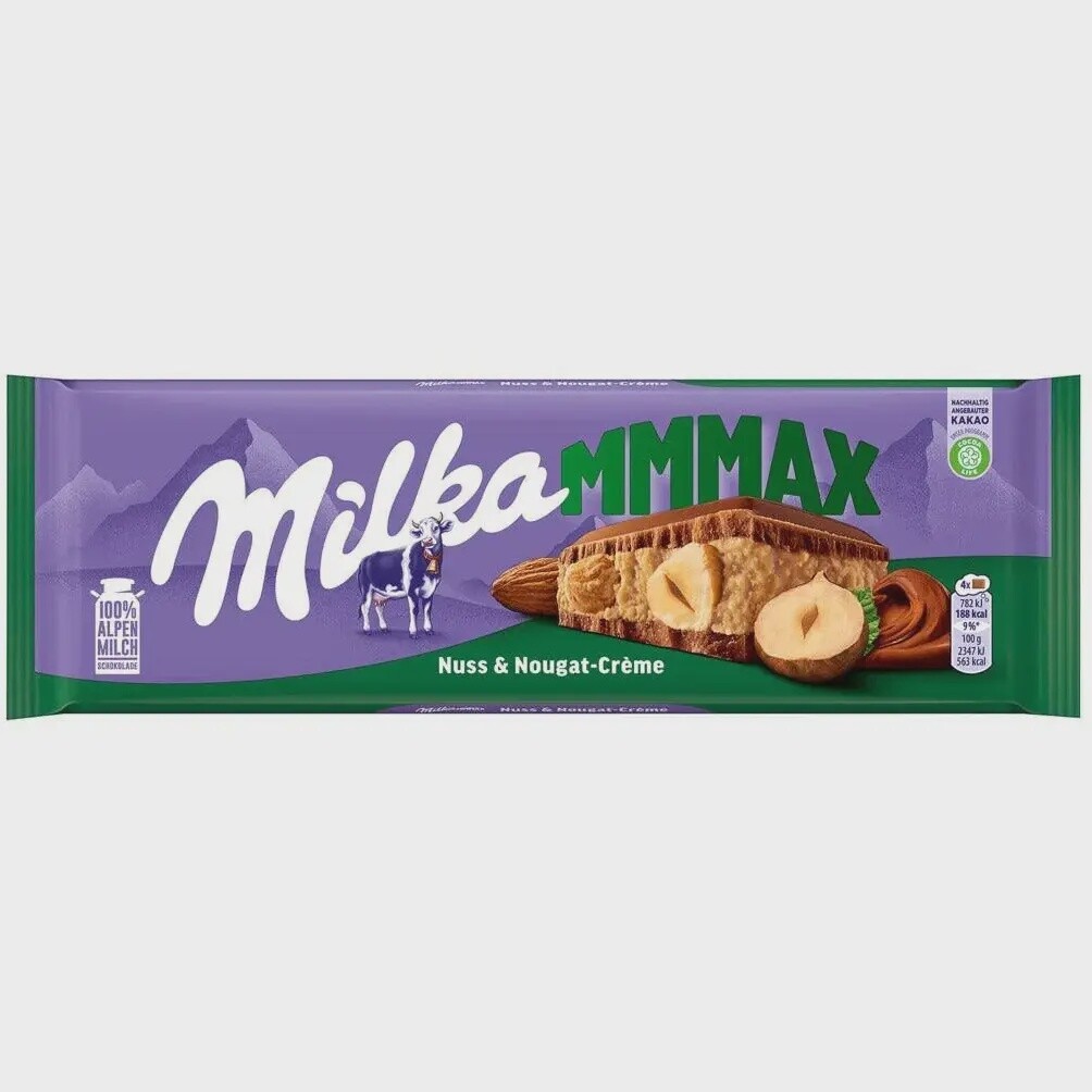 Milka Nuss &amp; Nougat Creme 300g (Austria)
