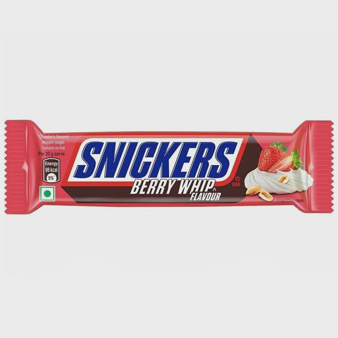 Snickers Berry Whip Chocolate Bar (India)