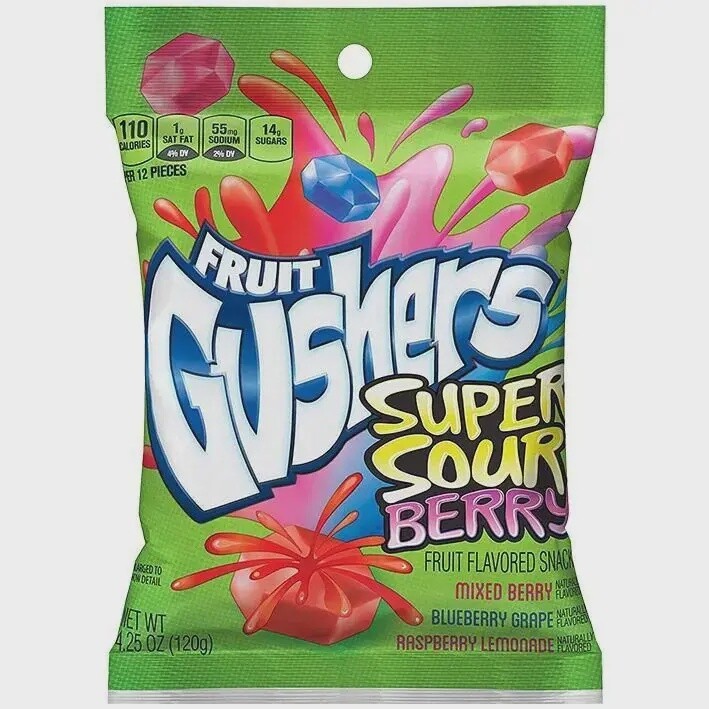 Fruit Gushers, Super Sour