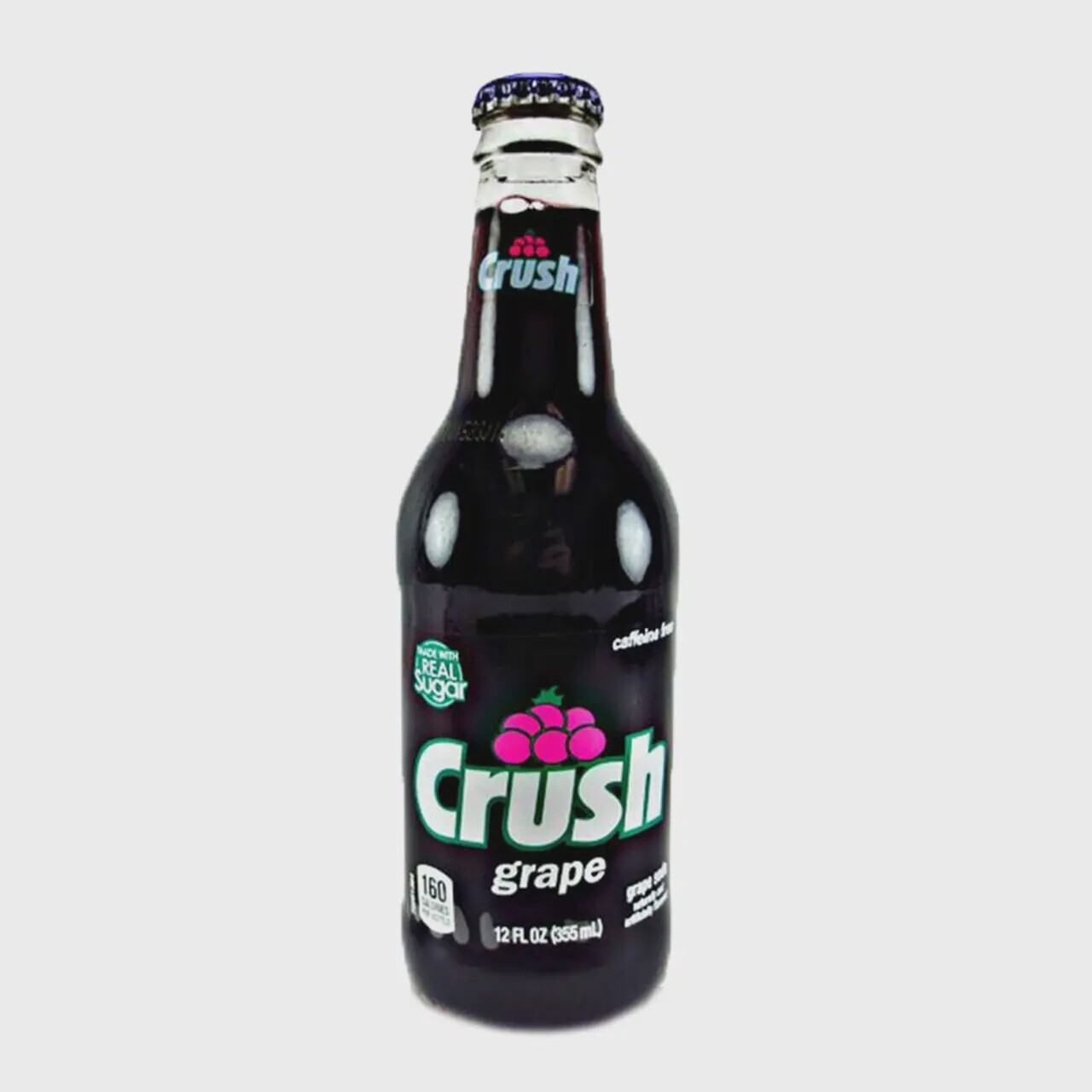 Crush Grape Soda, 12oz Glass Bottle
