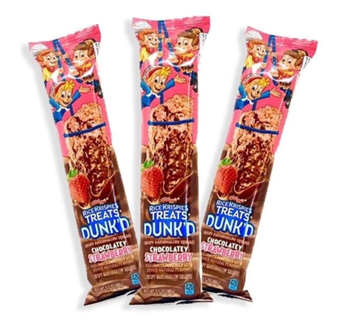 KELLOGGS RICE KRISPIES TREATS DUNKD CHOCOLATEY STRAWBERRY