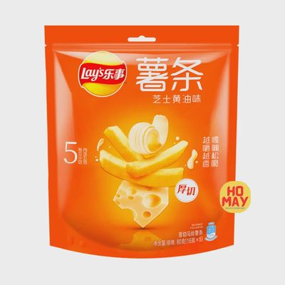 Lays French Fries Cheese Butter 90g( China)