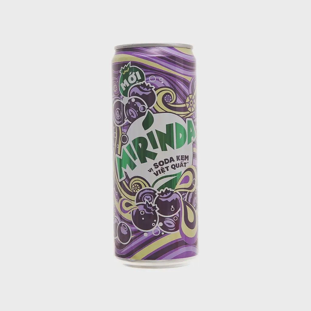 Mirinda Cream Soda with Blueberry 320ml (Vietnam)