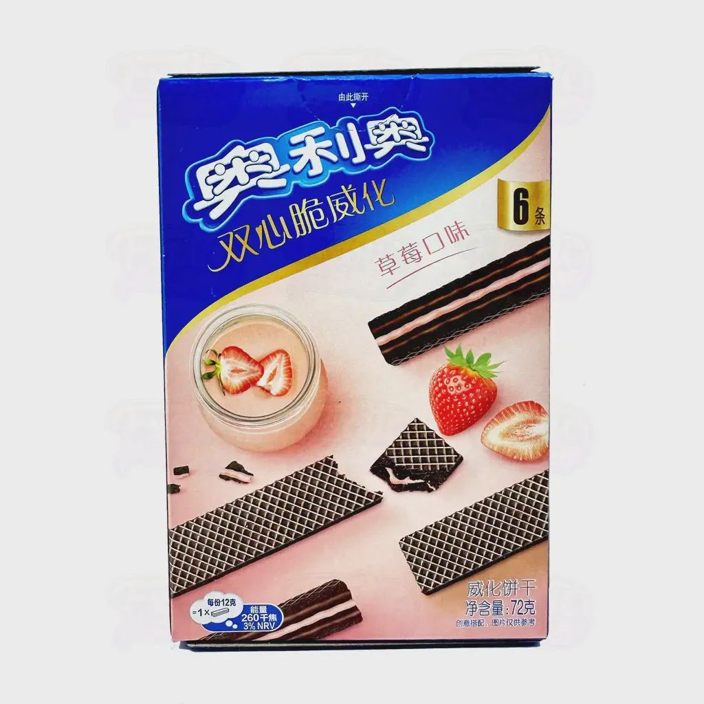 Oreo Wafer Strawberry Biscuits 72g (China)
