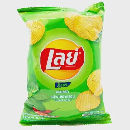 Lays Sweet Basil Chips (China)