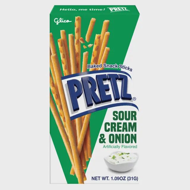 Pretz Sour Cream &amp; Onion snack sticks (Thailand)