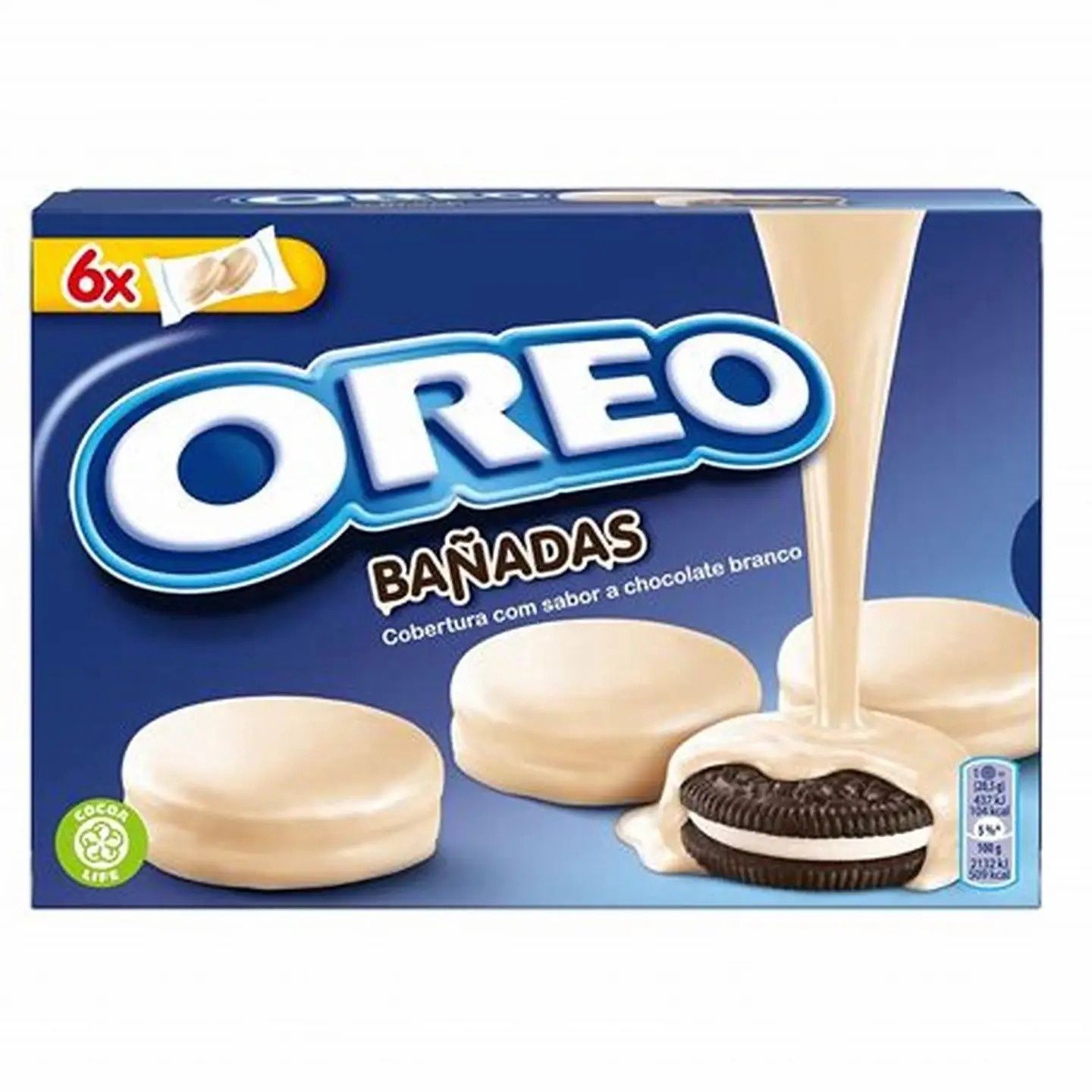 Oreo Cookies Enrobed White Chocolate (Spain)