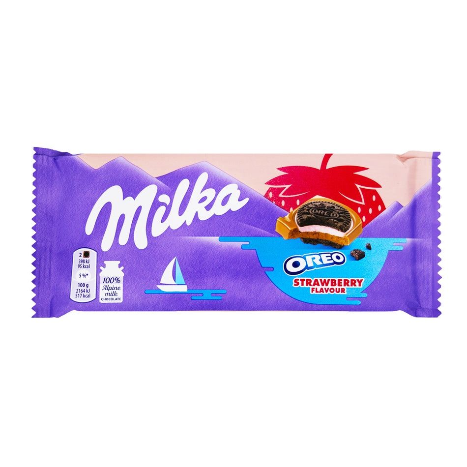 Milka oreo strawberry