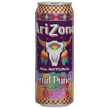 Arizona all natural fruit punch 22 fl oz