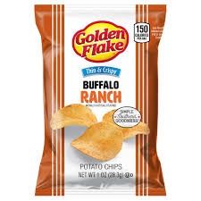 Golden flakes, buffalo ranch 1 oz